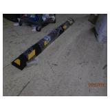 rubber parking stop 6 foot long...