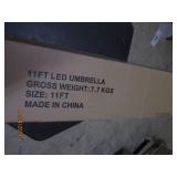 11ft LED umbrella...