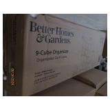 better homes and garden 9 cube orga...