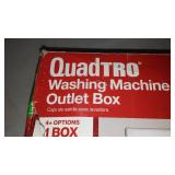 Washing Machine Outlet Box And Tub And Shower Set.
