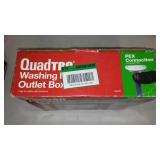 Washing Machine Outlet Box And Tub And Shower Set.