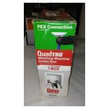 Washing Machine Outlet Box And Tub And Shower Set.