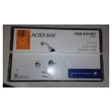 Washing Machine Outlet Box And Tub And Shower Set.