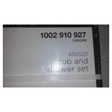 Washing Machine Outlet Box And Tub And Shower Set.