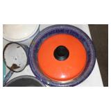 Mostly Enamelware Lot. (16 Pieces.