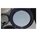 Mostly Enamelware Lot. (16 Pieces.
