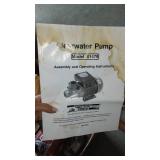 Clear Water Pump  NEW.