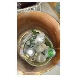 Vintage Milk Crate And Bottles.