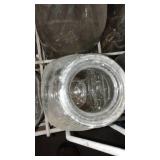 Vintage Milk Crate And Bottles.