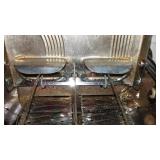 Vintage Toaster And Enamel Ware Refrigerator Box.