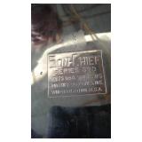 Vintage Toaster And Enamel Ware Refrigerator Box.