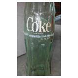 Wood Coca Cola Coke Crate And Bottles.