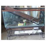 Fish Tank and Accessories. 55 Gal.
