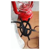 Canteen, Bell,  Oil Lights (2), Cast Iron Toy Canon and More.