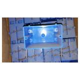 18 cu. in. Non-Metallic Single Gang Nail-on Zip Box.