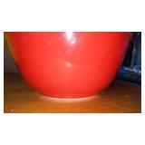 Pyrex Bowls (3) Chip on Red Bowl