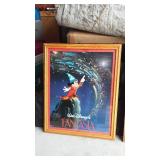 Pictures (2). Kids Reading, Walt Disney Fantasia. 30 ½ in. x 25 in.