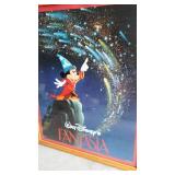 Pictures (2). Kids Reading, Walt Disney Fantasia. 30 ½ in. x 25 in.