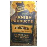 Vintage Stewart Paint Thinner Can and Horse Hamnes