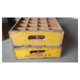 Yellow Coca-Cola Boxes (2). Jamestown ND.