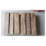 Yellow Coca-Cola Boxes (2). Jamestown ND.