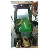 John Deere 318 Lawn and Garden Tractor with Cab.