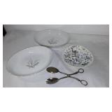 Vintage Salad / Fruit Server And Kaysons China Serving Bowls (2).