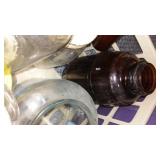 Misc. Enamelware and Jars.