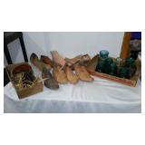 Glass Insulators, Shoe Stretchers, Military Flight Headphones.