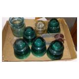 Glass Insulators, Shoe Stretchers, Military Flight Headphones.