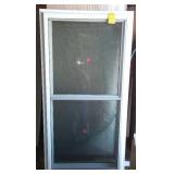 Lindsay Double-hung window, with obscure glass. NEW.