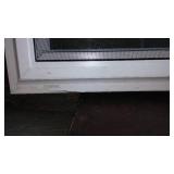 Lindsay Double-hung window, with obscure glass. NEW.