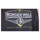 Boader wall Construction Pullover Hoodie  NEW.