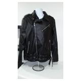 New Black Biker Jacket.