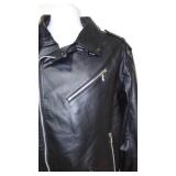 New Black Biker Jacket.