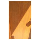 Oak Finished Interior Slab Doors (4) and Interior Doors (2).