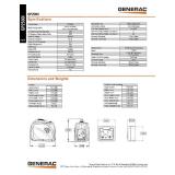 Generac Generator GP 2500i, 120V.