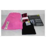 New Sweatshirt, Thermals, Hat and Slippers.