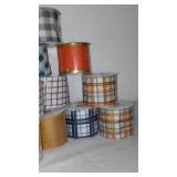 New Fall Decorative Ribbon (10). 2.5 in w X 9 Feet.