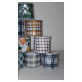 New Fall Decorative Ribbon (10). 2.5 in w X 9 Feet.