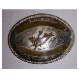 Bull Riding Belt Buckle.