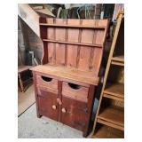 Real Wood Kitchen Buffet Storage Cabinet