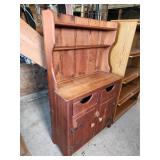 Real Wood Kitchen Buffet Storage Cabinet