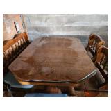 Dining Room Set - Table, Bench, (3) Chairs with pads