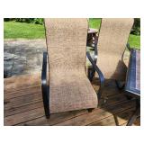 Outdoor Patio Set - Unmbrella Table and (6) Chairs