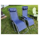 Lot of (2) Bonnlo Anti-Gravity Chairs