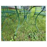Metal Outdoor Patio Set - Table and (4) Chairs