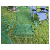 Metal Outdoor Patio Set - Table and (4) Chairs