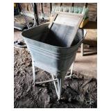 Vintage Wash Tub and Washboard