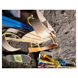 Lot of (4) Sleds/Tobaggons - Paris Kinder Sled, Ho! Recreation